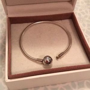 New Pandora Bracelet Round Clasp